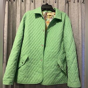Women’s Lightweight Green Jacket Size Large Kate Hill